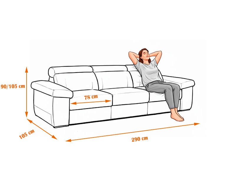 Medidas Sofá Modelo Osiris